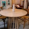 Mesa de Comedor Pipa Redonda 110cm - Crudo - Mesas de comedor, Uruguay | Berna home, vista 5 de 8