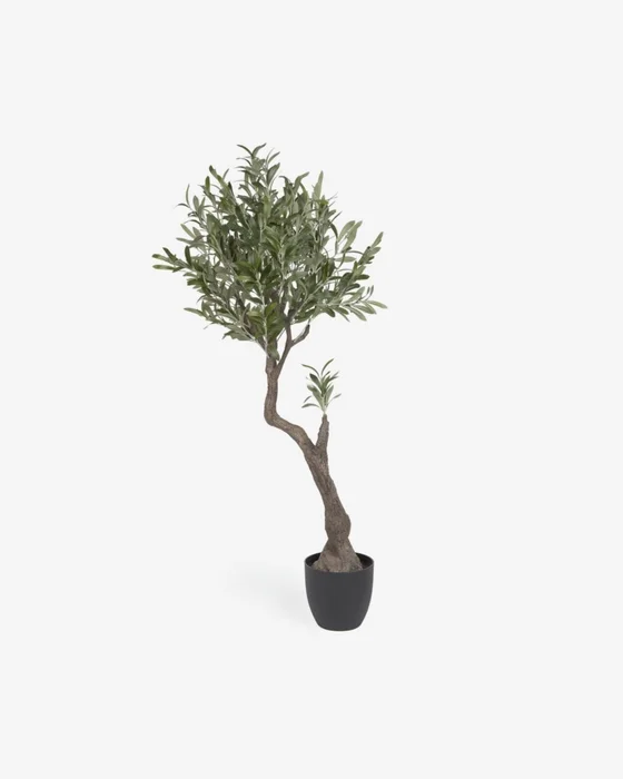 Planta artificial Olivo con maceta negro 140 cm en Negro - Muebles para el exterior, Uruguay | Kavehome