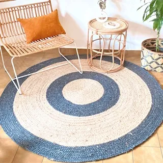 Alfombra de yute combinada - Decoración, Uruguay | Decoramuss