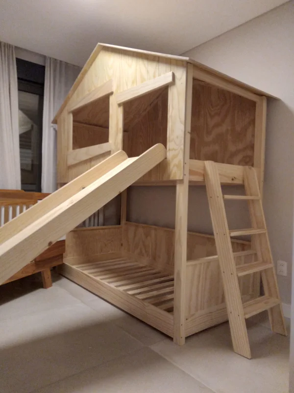 Cama Montessori en Madera natural - Dormitorio, Uruguay | Treehouse Deco, vista 3