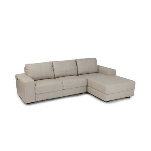 Rinconera Como - Cuero Básico - 2 + Chaise derecho - Arena - (Preventa) en Beige - Sillones y sofás, Uruguay | NYR