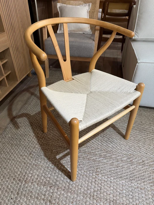 Silla de Comedor Wishbone - Natural ROBLE en Madera natural - Sillas, Uruguay | Berna home, vista 2