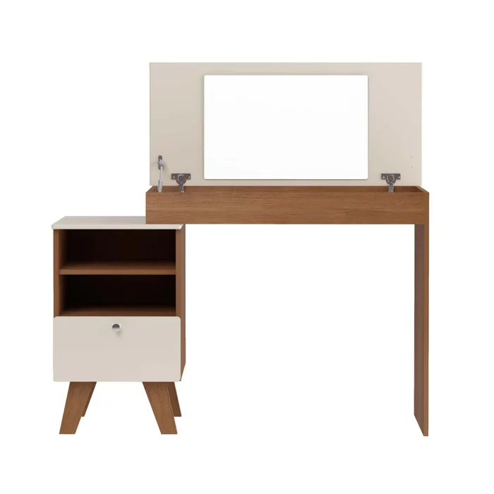 Escritorio Tocador Mdf-y-mdp Marron Sophie en Marrón - Escritorios y sillas de escritorio, Uruguay | Divino, vista 3