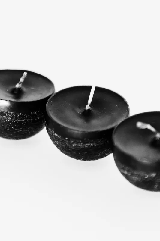 Vela Flotante, 3un. - Negro en Negro - Velas y Portavelas, Uruguay | Indian, vista 3