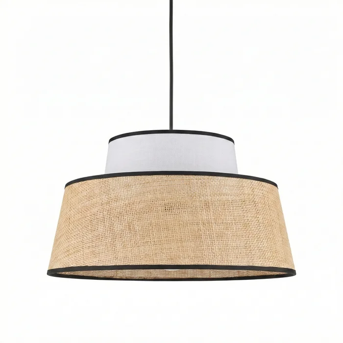 Colgante Duo Organic White en Madera natural - Lámparas colgantes, Uruguay | La Perla
