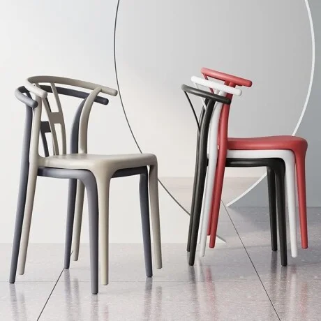 Silla Wishbone de jardin - Negro en Negro - Muebles para el exterior, Uruguay | La Cueva Muebles, vista 6