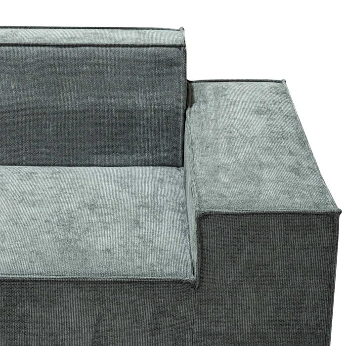 Sofá Modular 3 Cuerpos Espuma Gris Luna en Gris - Sillones y sofás, Uruguay | Divino, vista 2