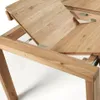 Mesa extensible Briva - 200 (280) x 100 cm madera maciza de roble y pino acabado natural en Madera natural - Mesas de comedor, Uruguay | Kavehome, vista 5 de 8