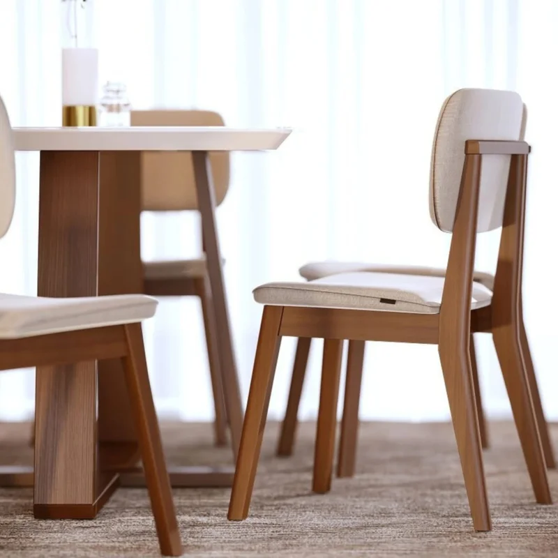 Silla de Comedor Classic - Línea Manhattan - Beige en Beige - Sillas, Uruguay | Nario Hogar, vista 3