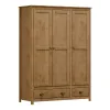 Placard 3 puertas 2 cajón Topazio Freijo en Madera natural - Roperos y placares, Uruguay | Satec, vista 4 de 4