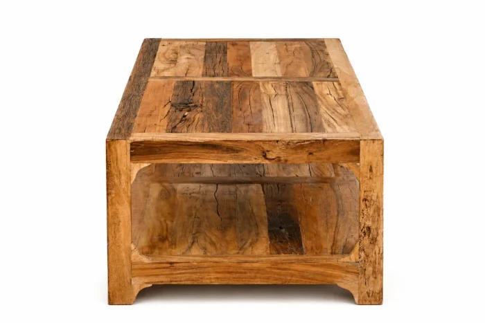 M183 Mesa ratona 130x70x45 en Madera natural - Mesas de living, Uruguay | Victoriana, vista 4