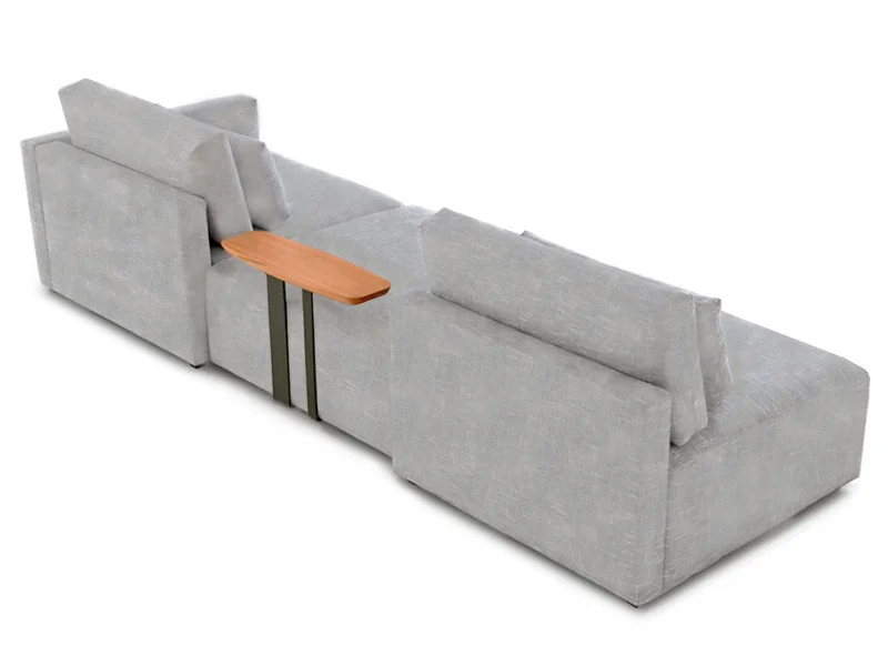 Pouff modular Minnesota en arena-3265 - Sillones y sofás, Uruguay | Arquetipo, vista 3