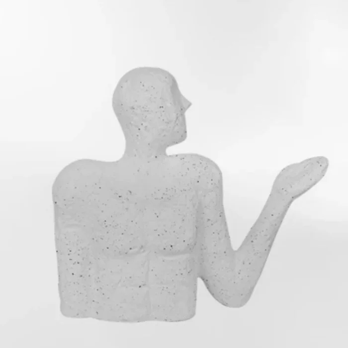 ESCULTURA MAN Blanco Extra Large - Decoración, Uruguay | Viasono, vista 2