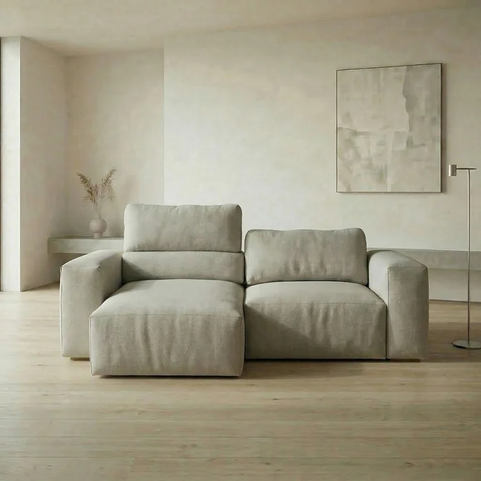 Sofá Cártago (Retráctil) - Tela Microfibra - 3 cuerpos - FX4-10 (Beige) en Beige - Sillones y sofás, Uruguay | Nyr, vista 6