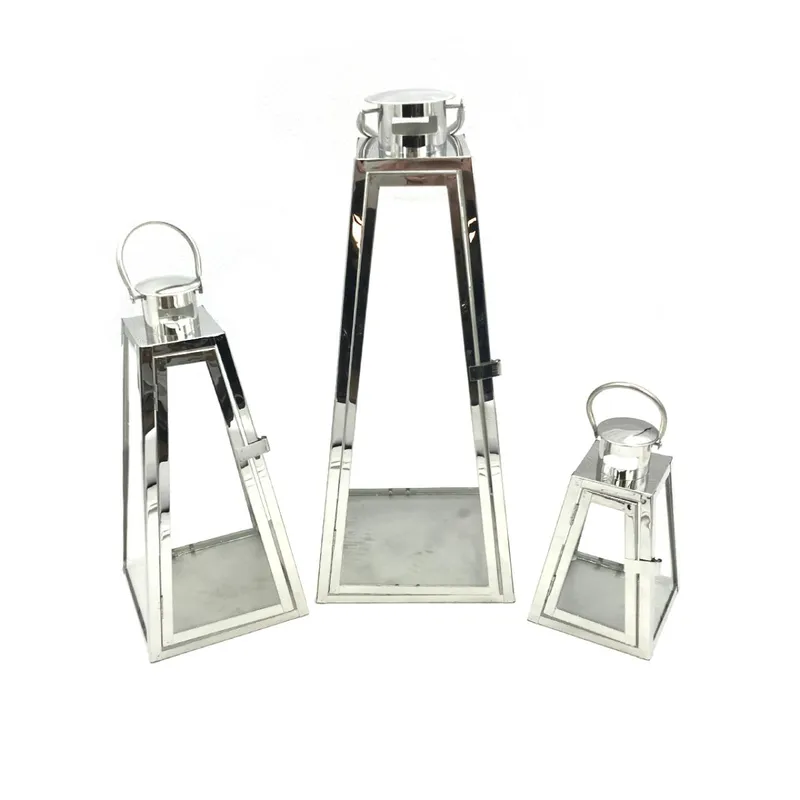 Juego de fanales piramidales en Golden, Silver Plate, Golden Rose - Muebles, Uruguay | Decoramuss
