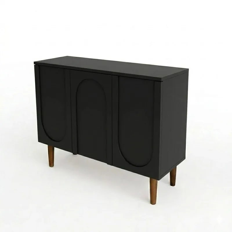 Recibidor Arco 100 cm – Negro en Negro - Aparadores y recibidores, Uruguay | Berna home