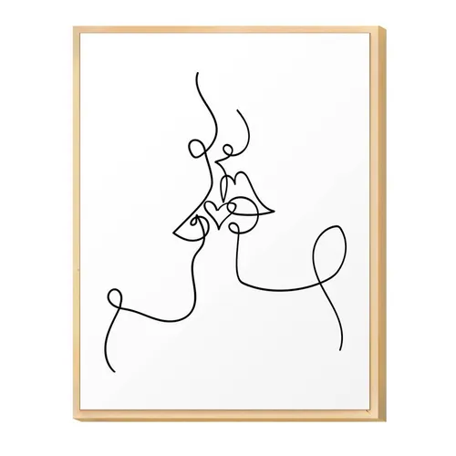 Cuadro / Lámina decorativa 20x30CM Abstracto 8 en Madera natural - Decoración de pared, Uruguay | Alta Gracia Deco