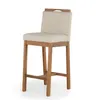 Taburete Dani - Tela Rústica - 201-G2 (Beige) en Beige - Butacas, banquetas y puffs, Uruguay | NYR, vista 1 de 6