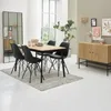 Mesa de comedor JEGIND 80x130 roble/negro en Roble/negro - Mesas de comedor, Uruguay | JYSK, vista 2 de 3