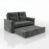 Sillon Sofa Cama 2 Cuerpos Retractil Y Reclinable en Gris - Sillones y sofás, Uruguay | Soy Hogar, vista 4 de 8