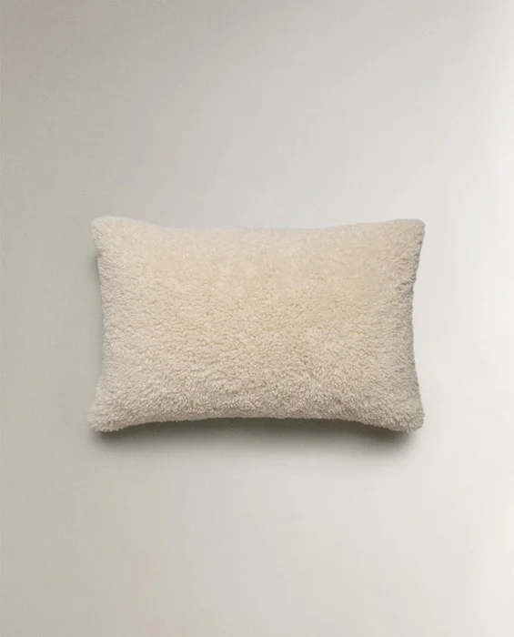 FUNDA COJÍN PELO en Beige - Textiles, Uruguay | Zara Home, vista 4