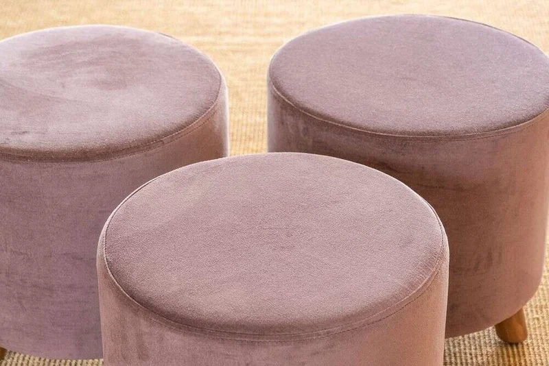 PUFF POLLY - TERCIOPELO UVA en Violeta - Butacas, banquetas y puffs, Uruguay | La Iberica, vista 5