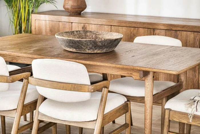 MESA COMEDOR MILANO - ROBLE - 1.90 X 0.90 MTS en Marrón - Mesas de comedor, Uruguay | La Iberica, vista 9