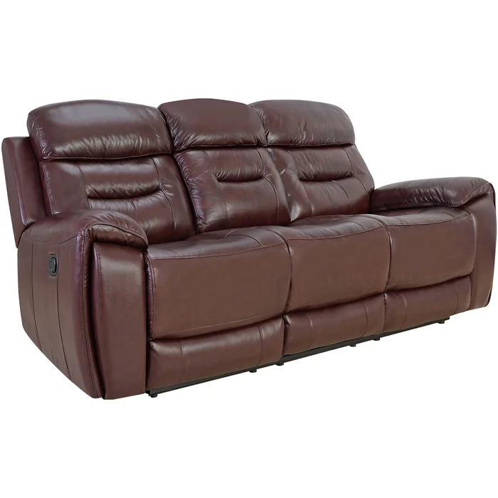 Sillón 3 Cuerpos Cuero Memphis Chocolate en Marrón - Sillones y sofás, Uruguay | Divino, vista 2