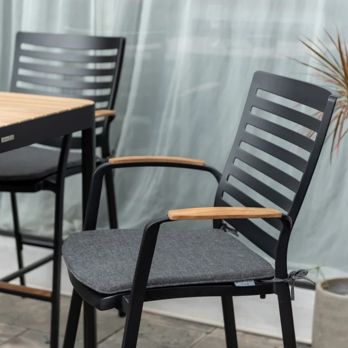 Silla de Bar - Portals - Negro en Negro - Muebles para el exterior, Uruguay | Rústico Hogar, vista 3