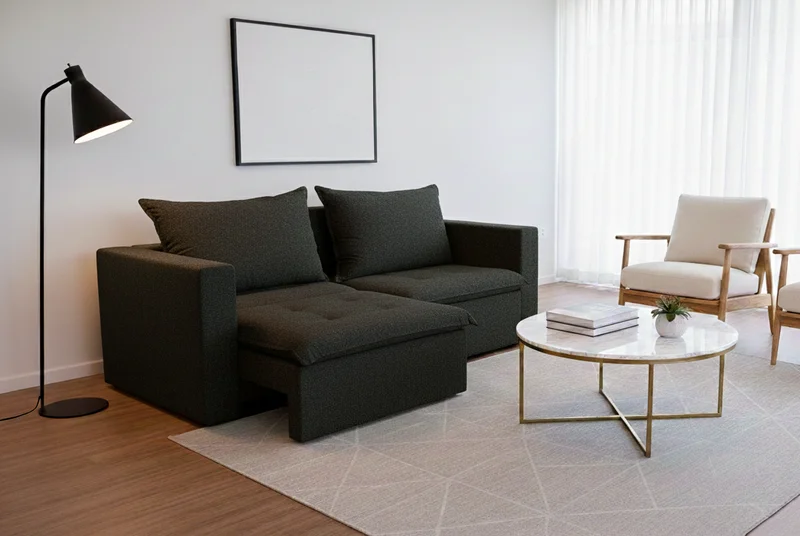 SOFA CAMA RETRACTIL/RECLINABLE TREVO 236CM en Gris - Sillones y sofás, Uruguay | Balton, vista 15