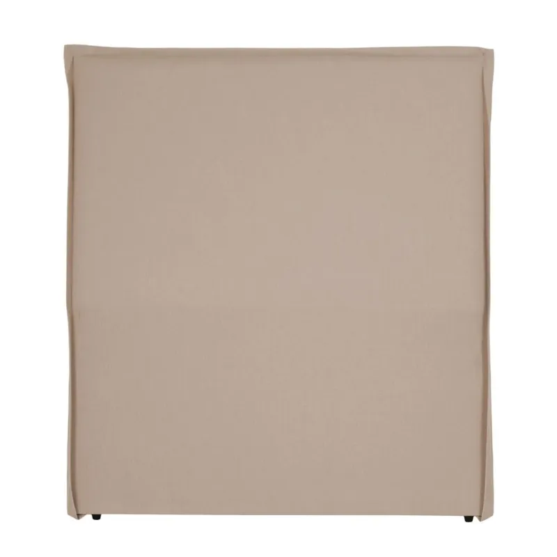Respaldo Plaza y media tela natural - Beige en Beige - Respaldos de cama, Uruguay | La Cueva Muebles
