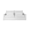 Sofá 3 Cuerpos Tela Blanco Positano en Blanco - Sillones y sofás, Uruguay | Divino, vista 2 de 6