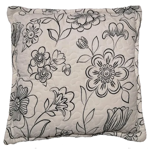 Almohadón Flowers en Blanco - Textiles, Uruguay | Tutto Deco