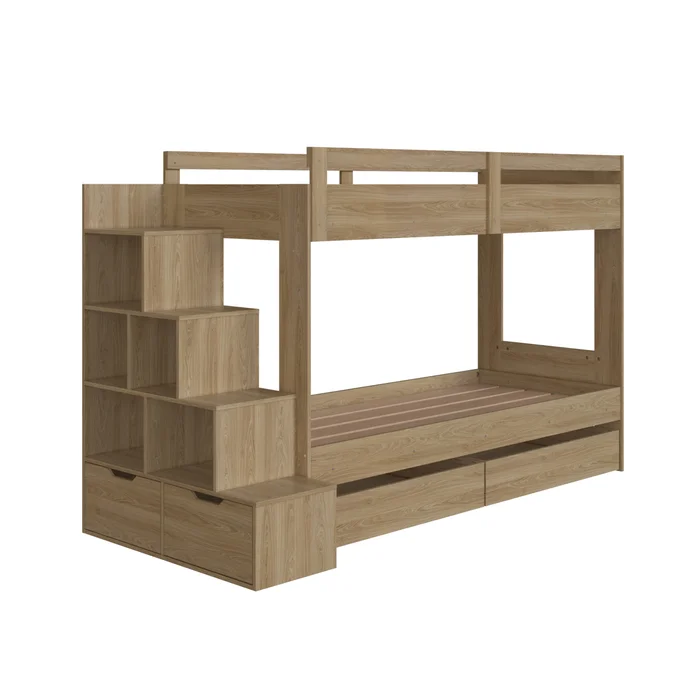 Cucheta Luca – Con Cajones – Marrón en Madera natural - Dormitorio, Uruguay | RM Muebles y Deco, vista 5