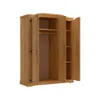 Ropero Curvo 3 Puertas Madera Maciza Línea Monterrey - Natural en Madera natural - Roperos y placares, Uruguay | Ecowood, vista 3 de 3