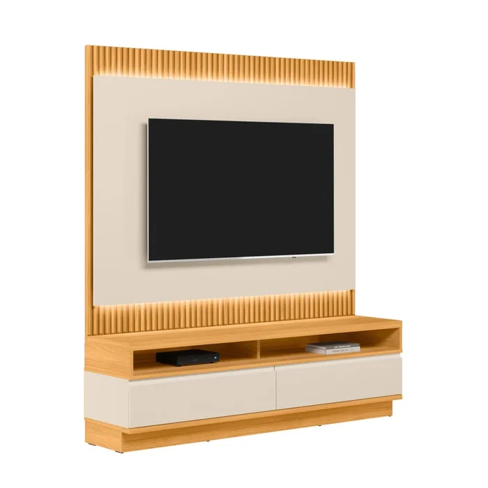Modular para Tv San Paulo Rack + Panel - Línea Haus en Multicolor - Muebles para TV, Uruguay | Ecowood, vista 2