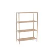 ESTANTERIA 4 NIVELES 116X65X30CM MADERA en Madera natural - Bibliotecas, Uruguay | Koz, vista 1 de 4