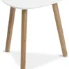 Mesa auxiliar TAPS 40x40 blanco/bambú en Beige - Mesas de arrimo, Uruguay | JYSK, vista 1 de 5