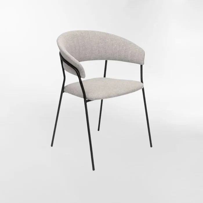 SILLA BELLE Gris en Gris - Sillas, Uruguay | Viasono, vista 2