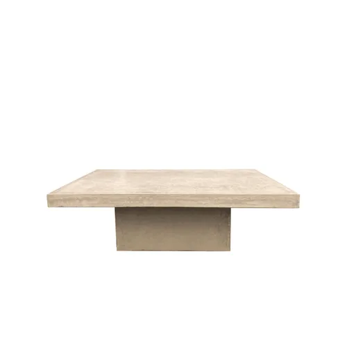 MESA LIVING CUADRADA CEMENTO 110X35 en Beige - Muebles para el exterior, Uruguay | Masinfinito Casa