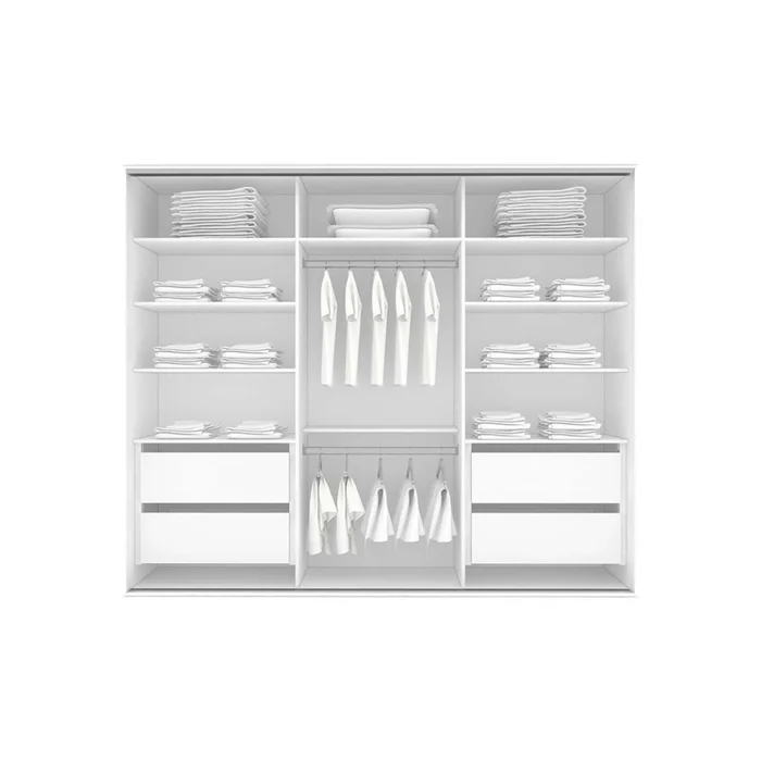 Ropero Placard 3 Puertas Corredizas Mdf Blanco South en Blanco - Roperos y placares, Uruguay | Divino, vista 5