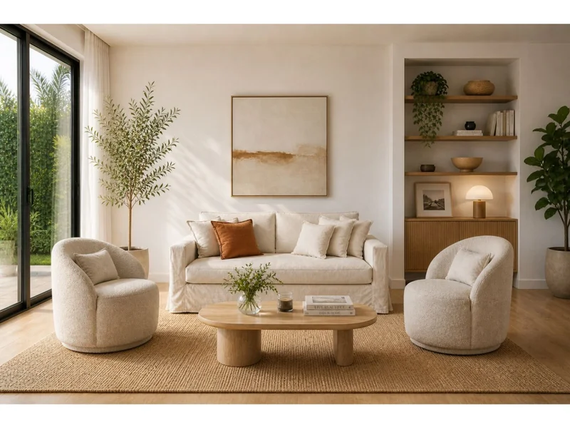 Sofá 2 cps Desenfundable 1.60m en Beige - Sillones y sofás, Uruguay | Finkel, vista 3