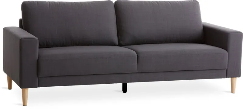 Sofá EGENSE 3 cuerpos tela gris oscuro en Gris - Sillones y sofás, Uruguay | JYSK