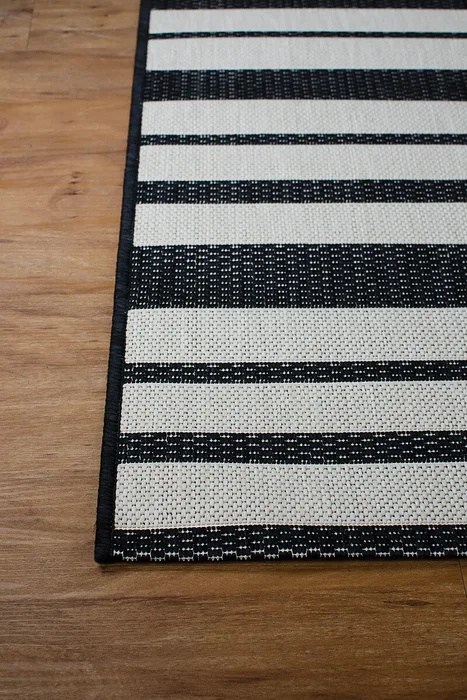 ALFOMBRA LINEO LIN/B162/9H08/ 160X230 BLACK/WOOL en Multicolor - Alfombras, Uruguay | Vinibel, vista 3