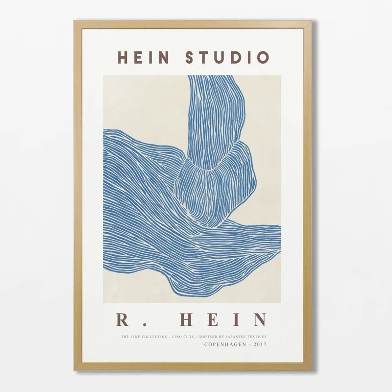Hein Studio N.01 en Azul - Láminas, Uruguay | La Cuadrería