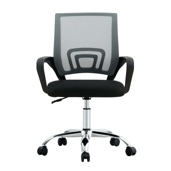 Silla De Escritorio Malla Gris Hy-520p en Gris - Escritorios y sillas de escritorio, Uruguay | Divino, vista 2