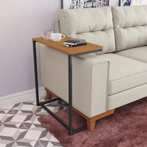 MESA DE APOYO SOFA LINEA INDUSTRIAL HIERRO - Mesas de living, Uruguay | Balton