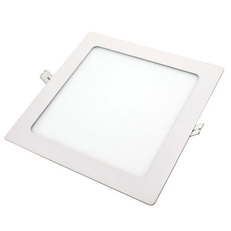 Plafón led de embutir cuadrado 18w en Blanco - Lámparas colgantes, Uruguay | Alta Gracia Deco
