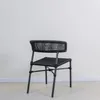 Silla en cuerda náutica negra y aluminio en Negro - Sillas, Uruguay | Entrecasa, vista 4 de 5