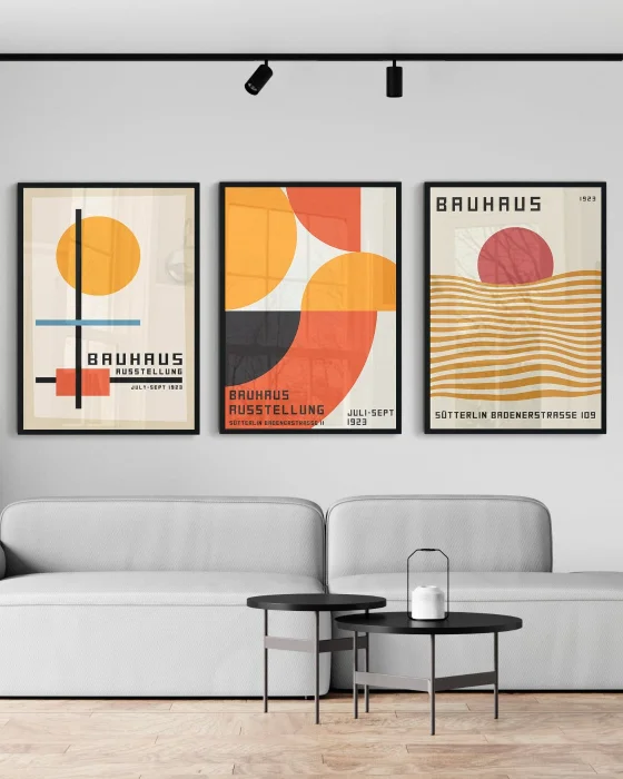 Bauhaus - Orange en Multicolor - Láminas, Uruguay | La Cuadrería